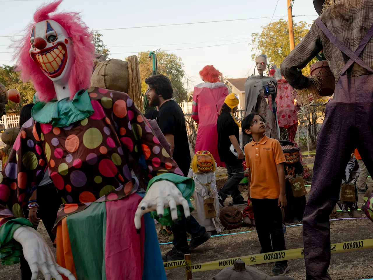 Westside couple transforms yard into land of Halloween frights and delights