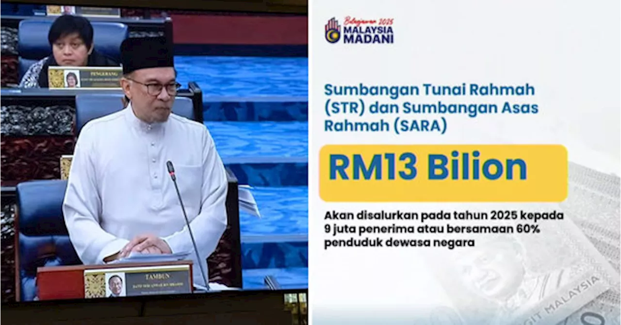 #Budget2025: Poor Households & Senior Citizens To Receive Over RM10,000 In Financial Aid