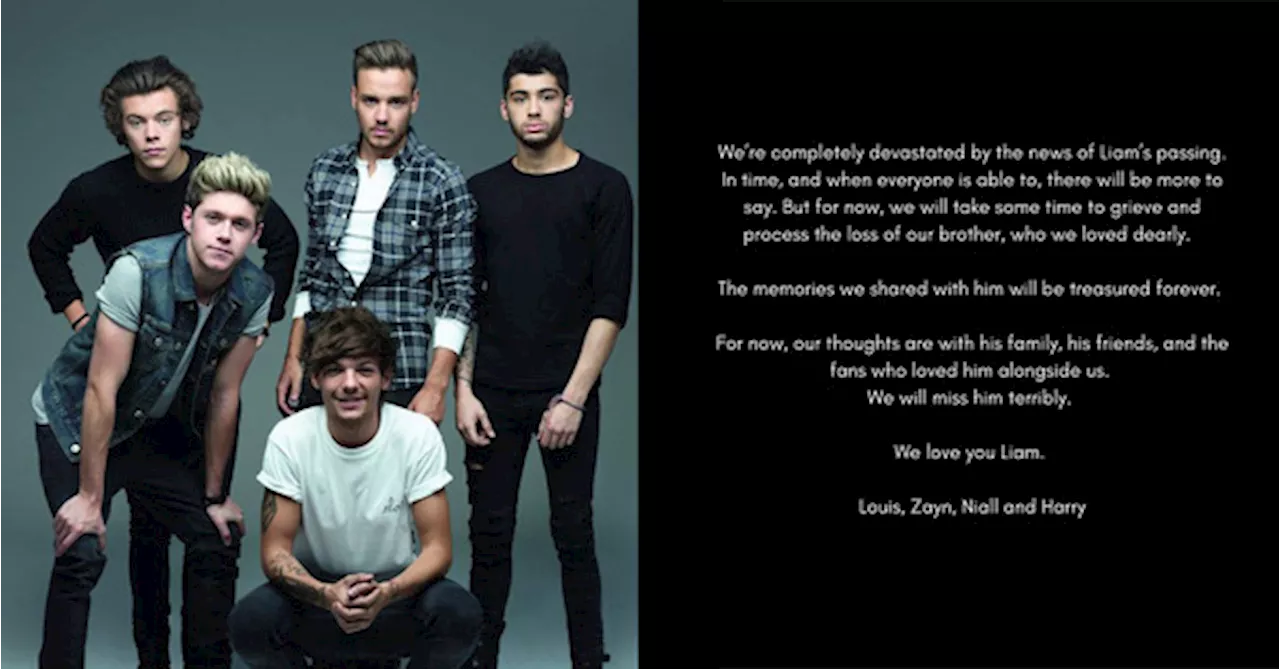 One Direction Members Respond To Liam Payne's Death In Heartfelt Tribute