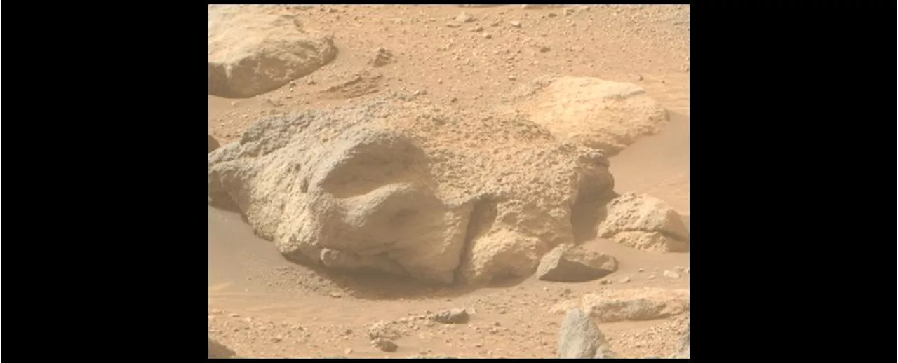 Perseverance Rover Captures Image Resembling a Human Head