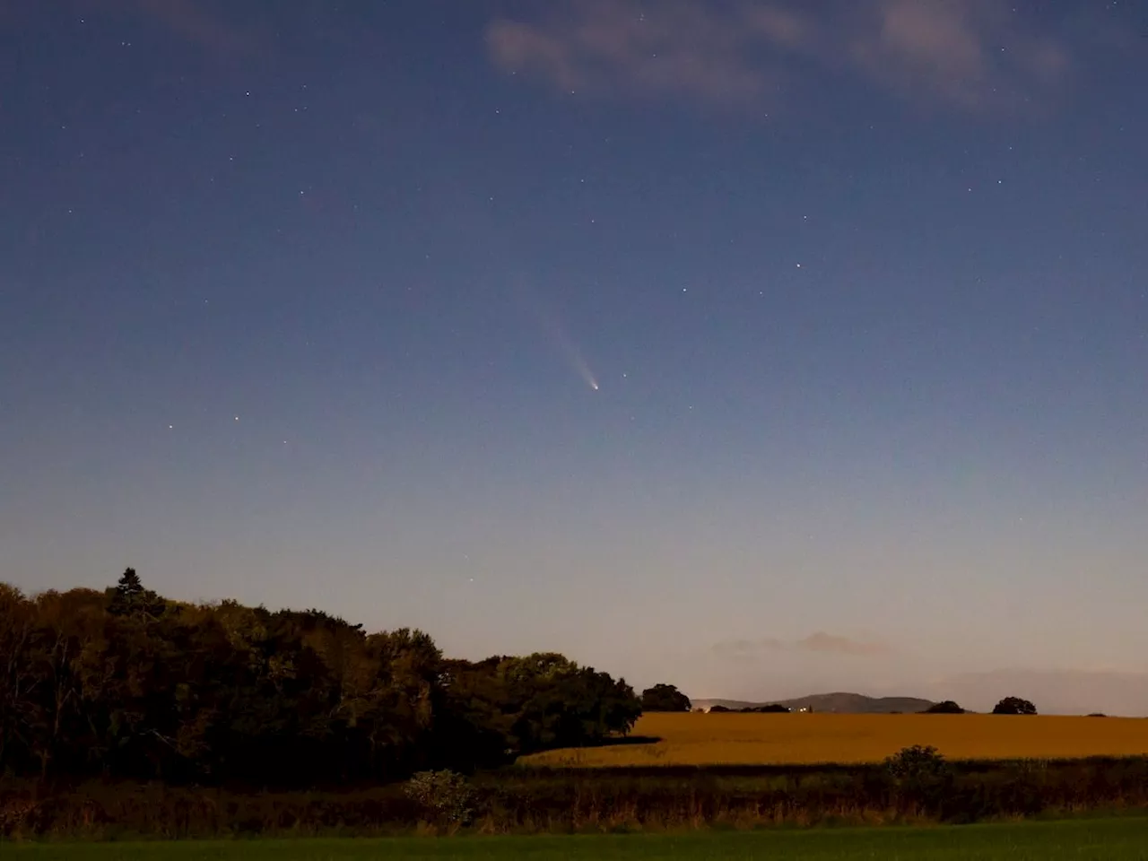 Comet last seen when Neanderthals roamed Earth spotted in Shropshire