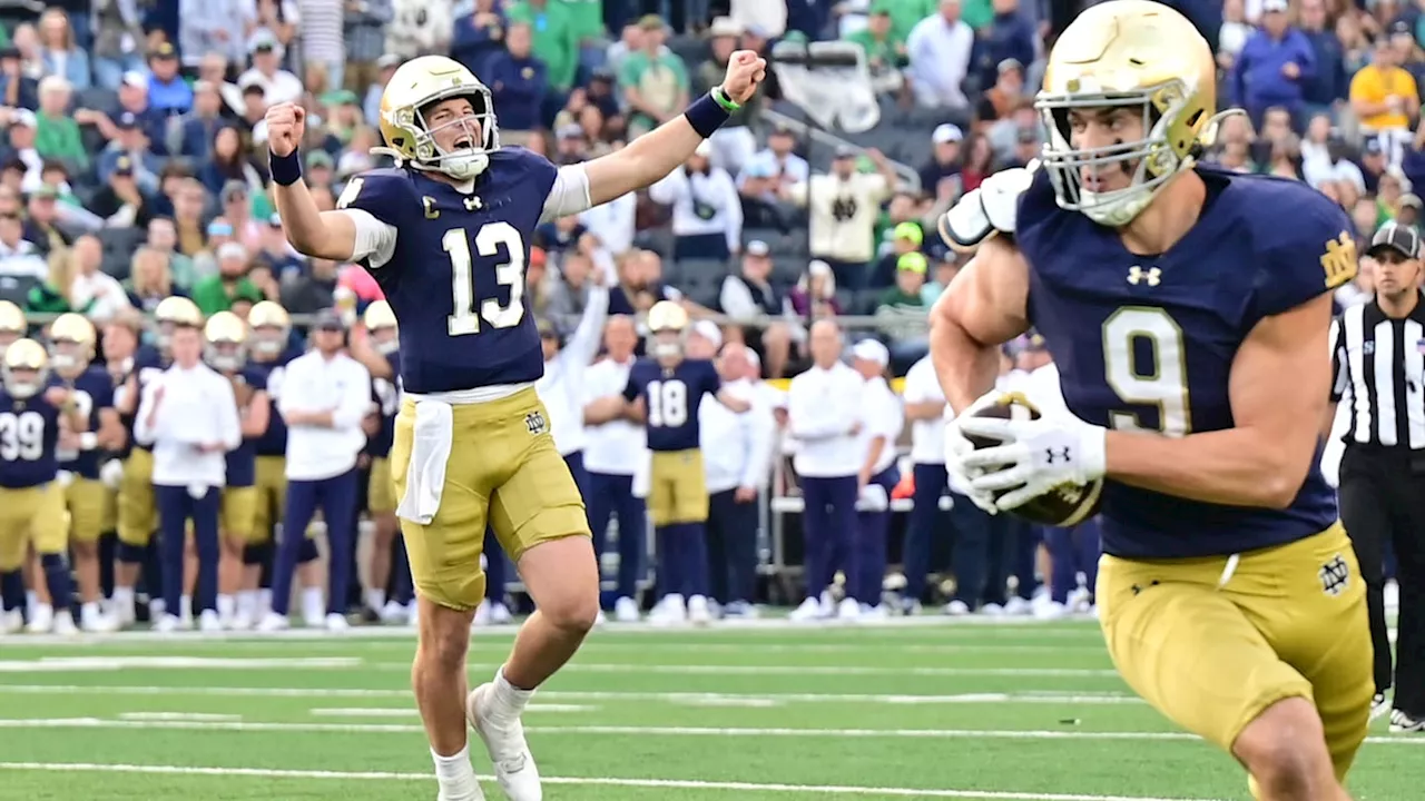 Can Riley Leonard Lead Notre Dame To The CFP?