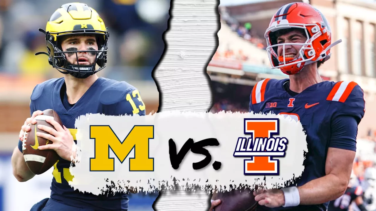 Game Preview: Michigan football vs. Illinois, point spread, final score predictions