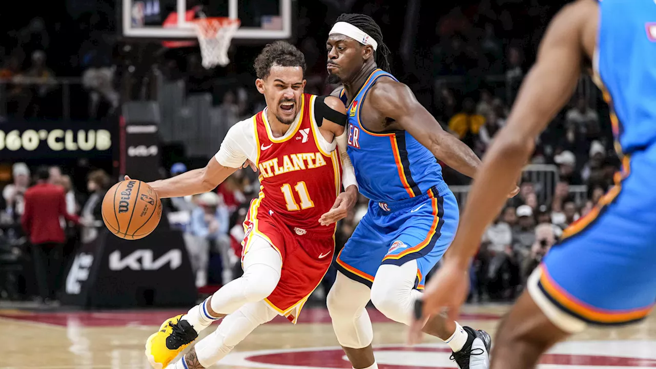 Starting Lineups: Atlanta Hawks vs Oklahoma City Thunder