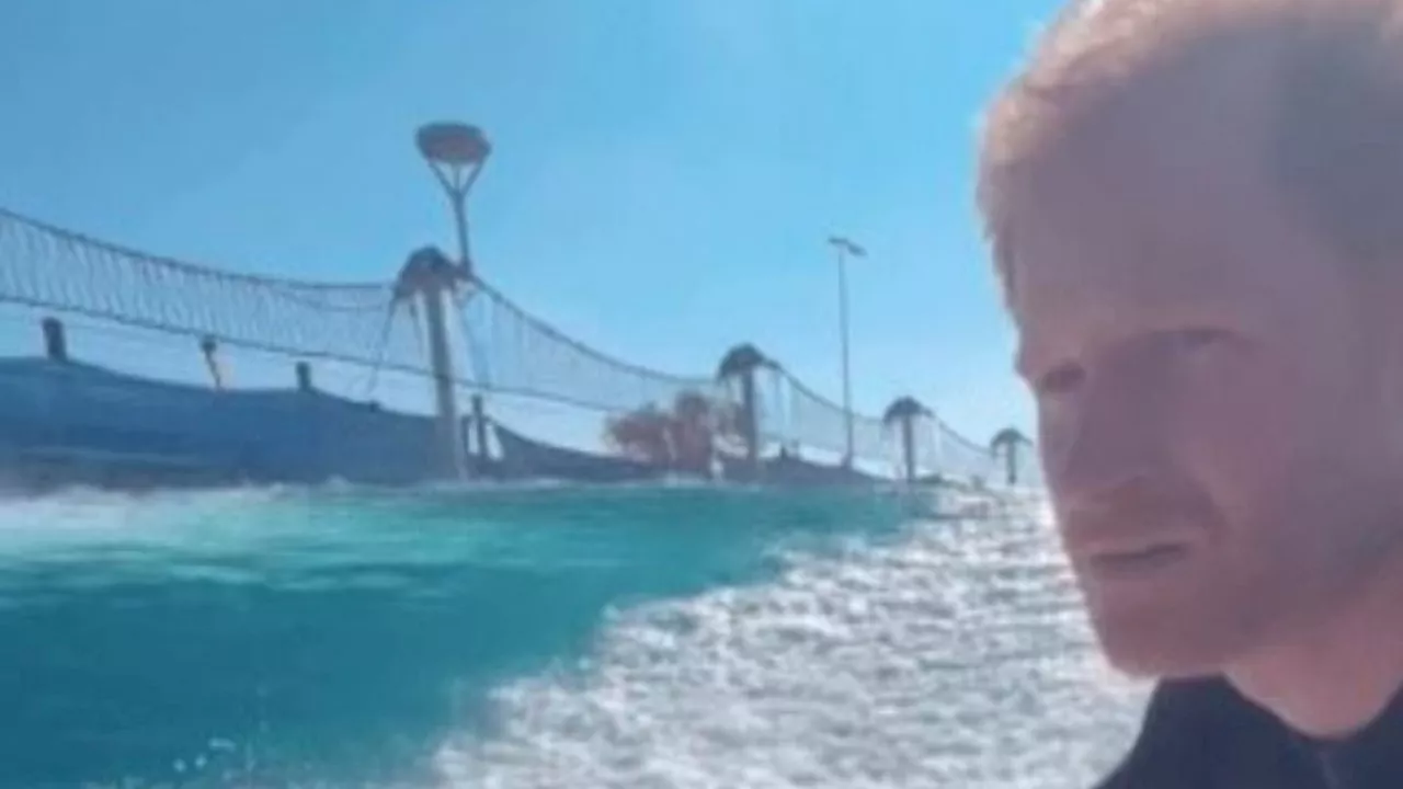 Footage of Prince Harry surfing sparks doubt he’ll ever leave the US