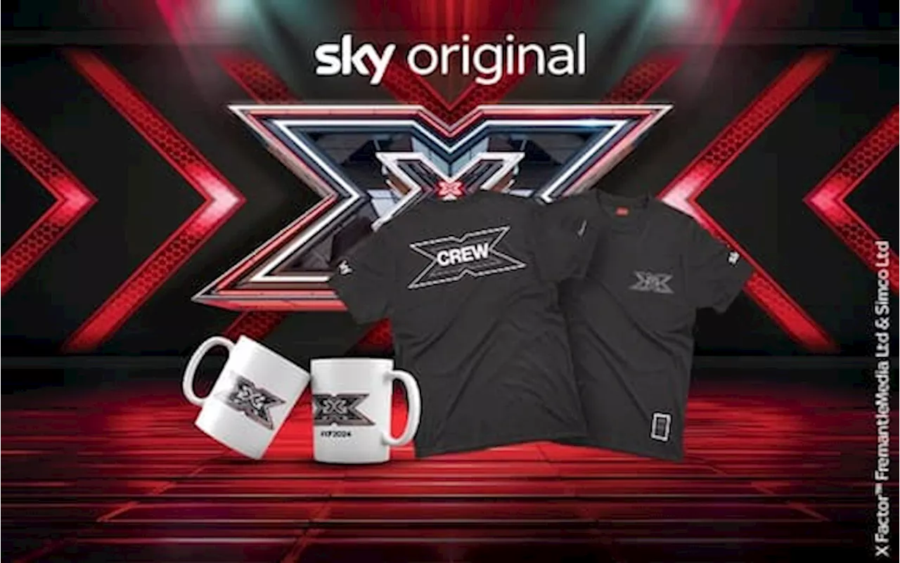 X Factor 2024, scopri il merchandising ufficiale nei negozi Sky