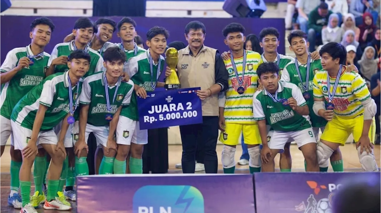 Puncak Acara Turnamen Futsal Pospay Cup 2024 di ULBI Bersama Indra Sjafri