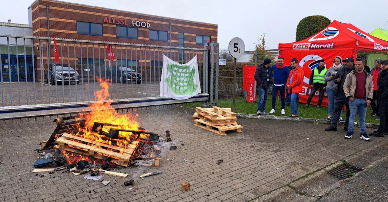 La grève continue chez Alysse Food à Seneffe : « La direction fait la sourde oreille ! »