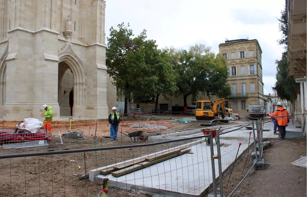 Place Saint-Jean à Libourne : les travaux d’aménagement programmés pour être terminés avant l’été