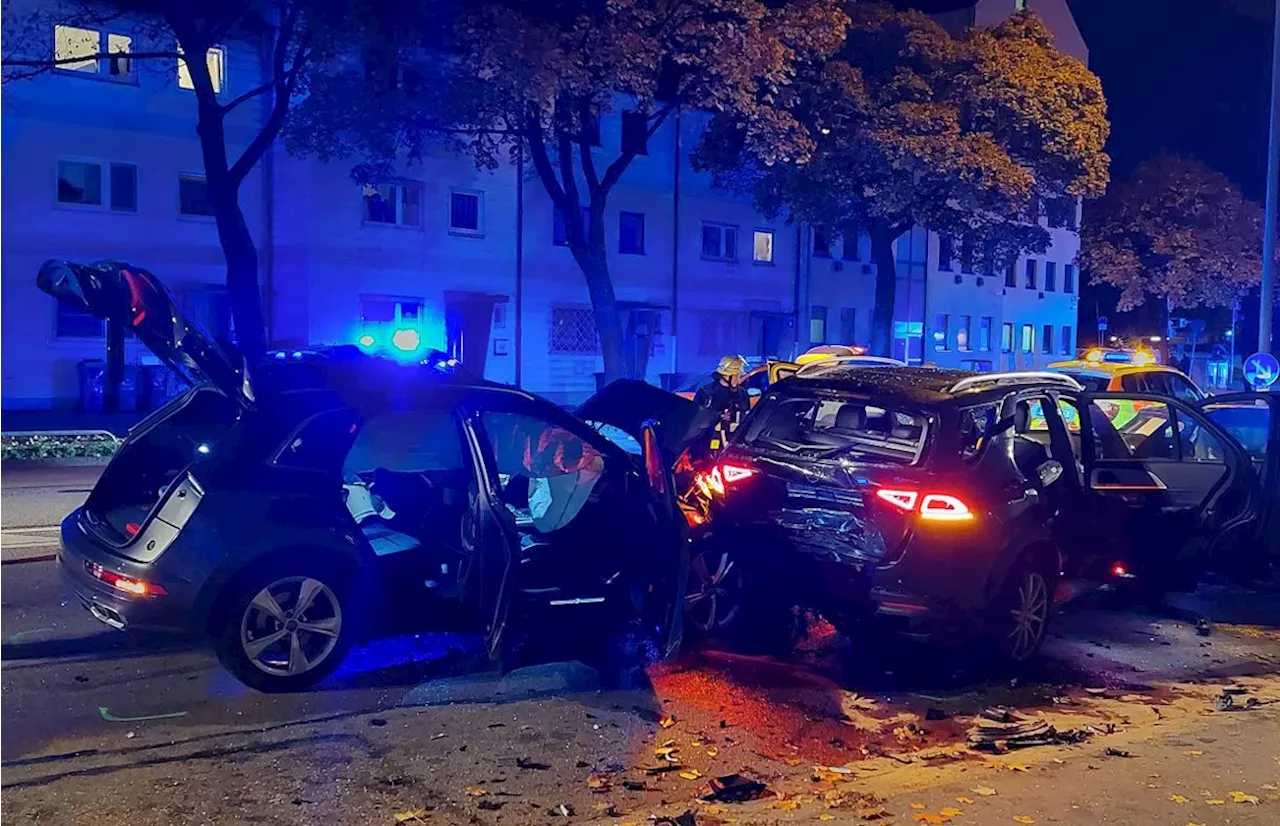 München: Kleinkind nach Unfall auf Mittlerem Ring in Lebensgefahr