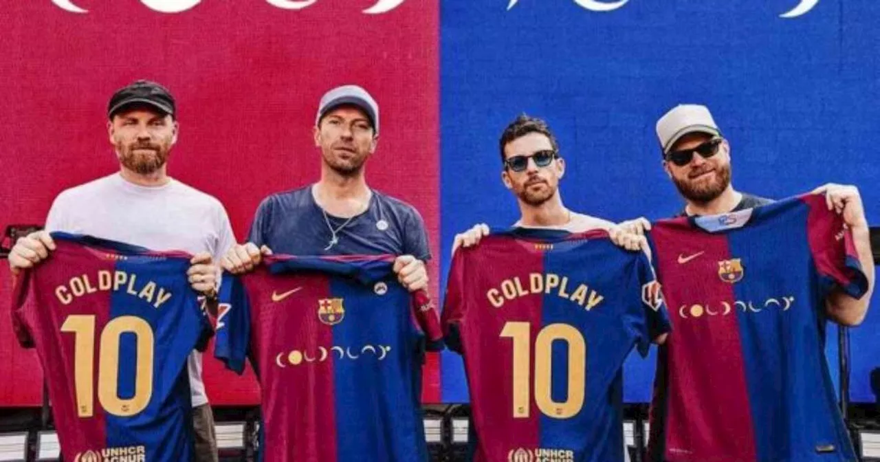 Barcelona vai usar marca do Coldplay no El Classico, diante do Real Madrid