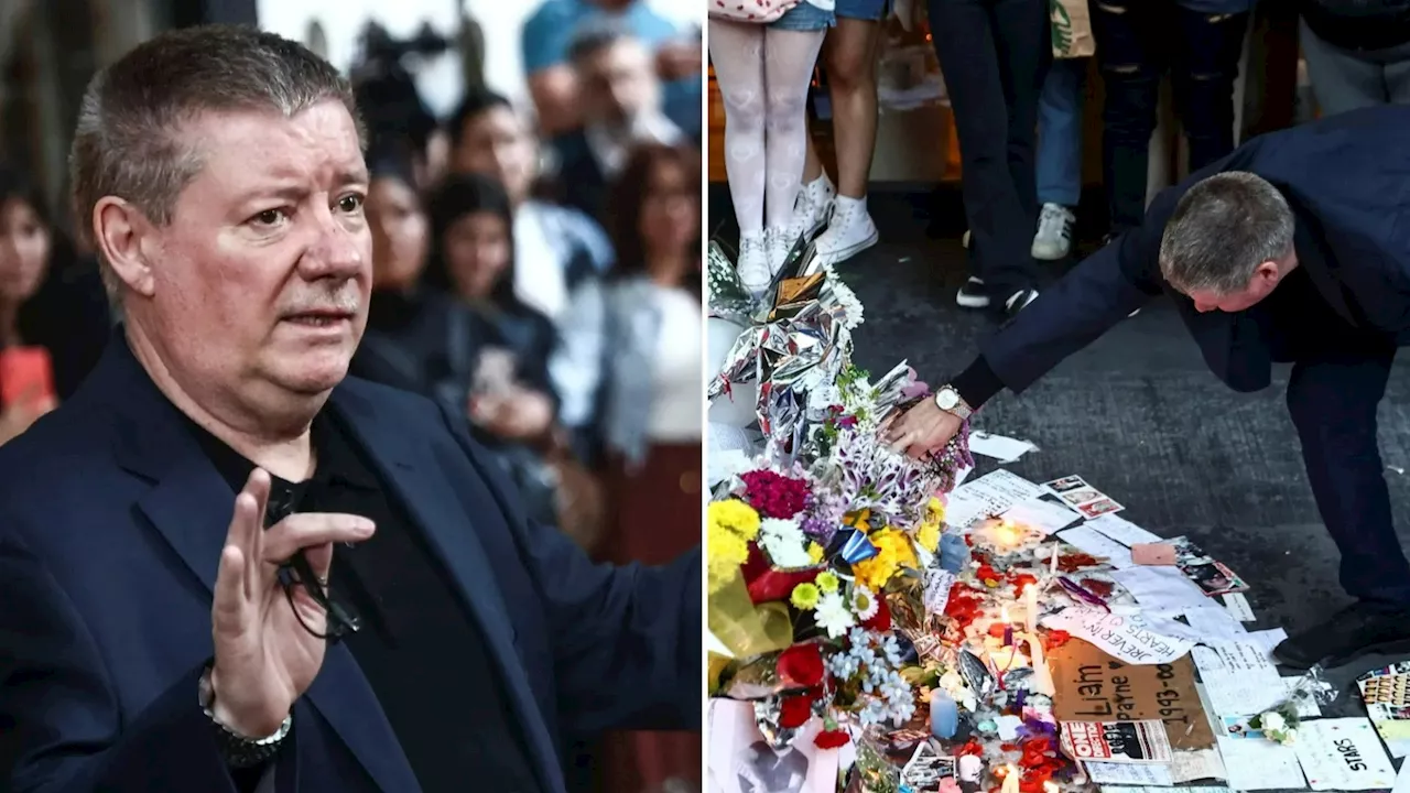 Liam Payne's Devastated Dad Reads Tributes Outside Hotel Where Son Died In Argentina