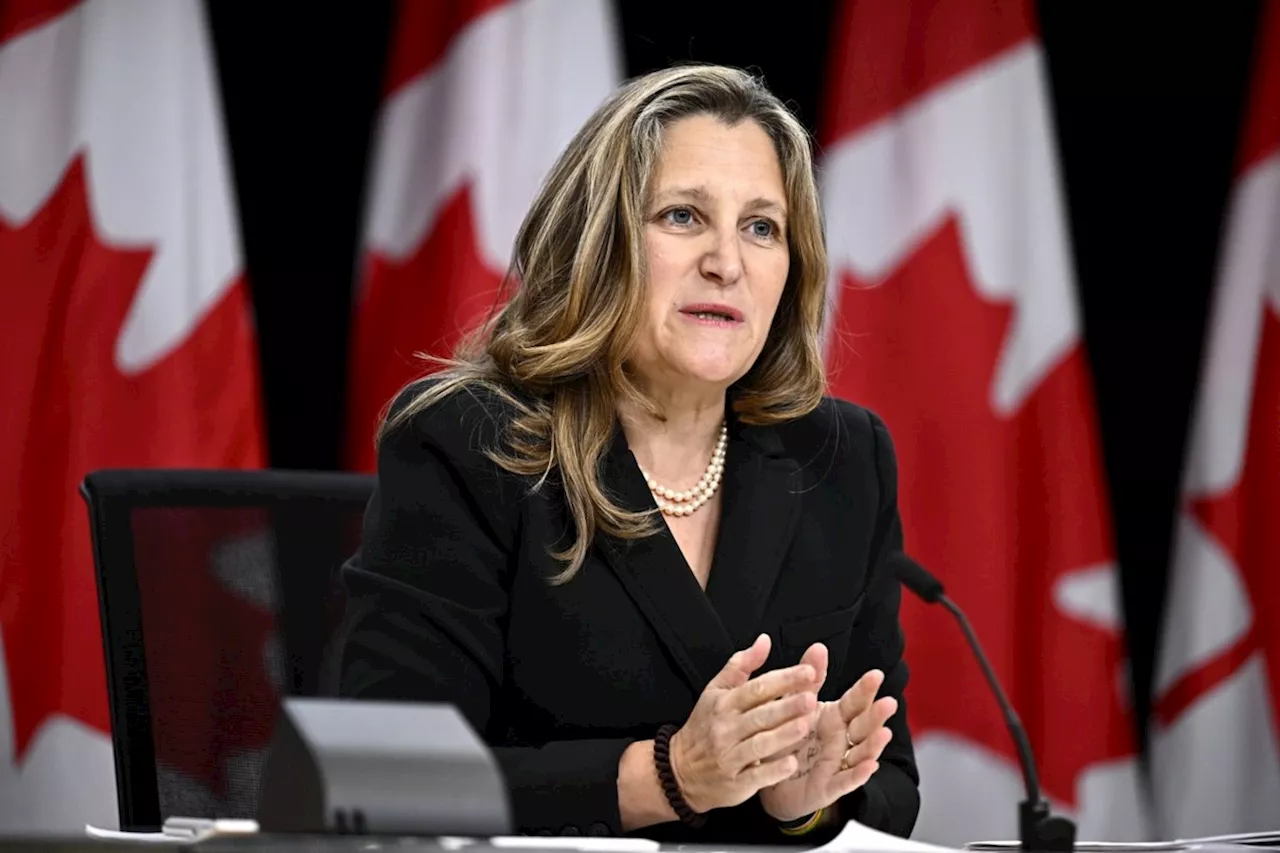 Most Liberal MPs support Trudeau as leader: Freeland