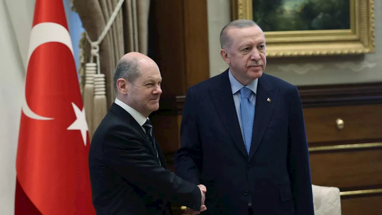 Defence, migration on talks table as German and Turkish leaders meet