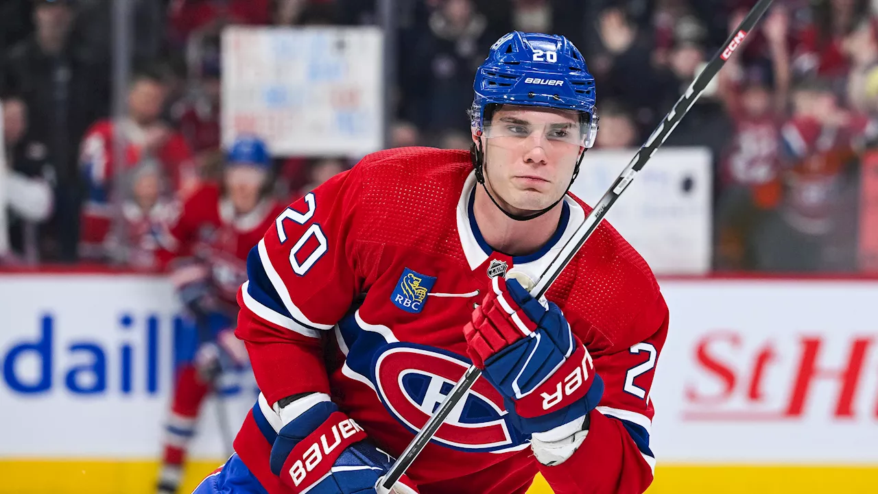 Ice Chips: Canadiens F Slafkovsky leaves practice early with apparent shoulder injury