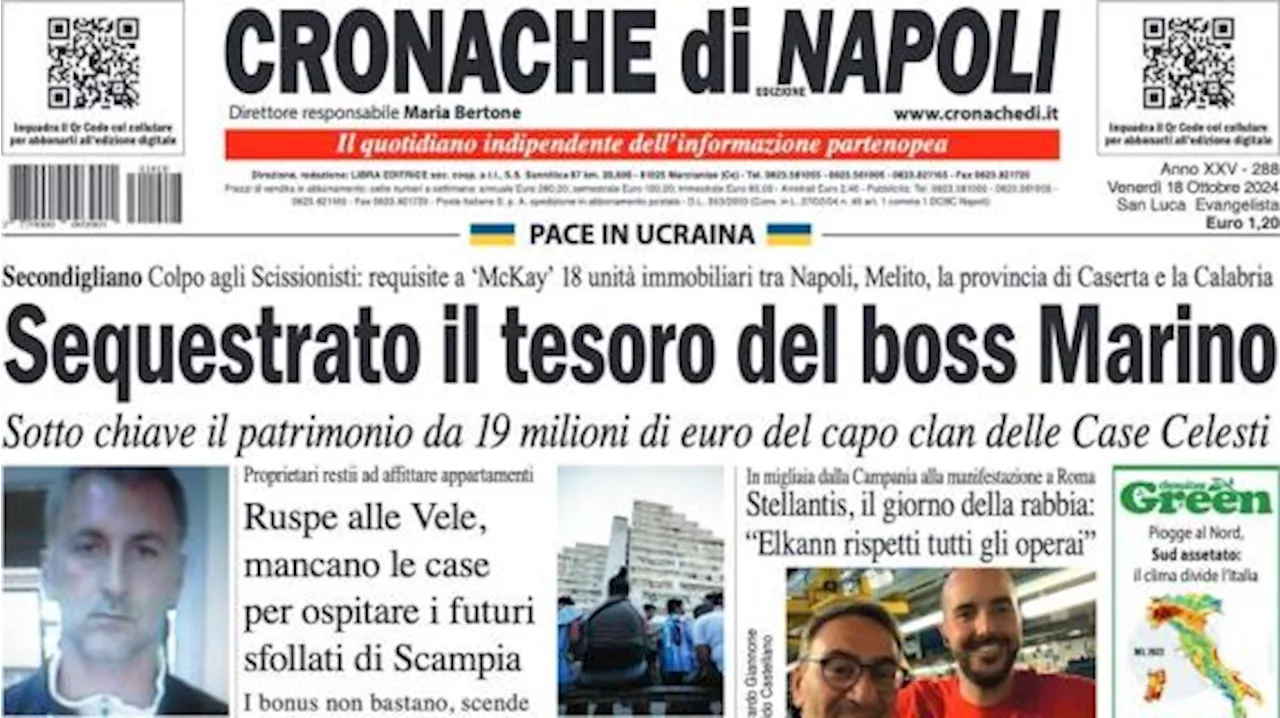 L'apertura di Cronache di Napoli: 'Empoli-Napoli nei piedi dei bomber di razza'