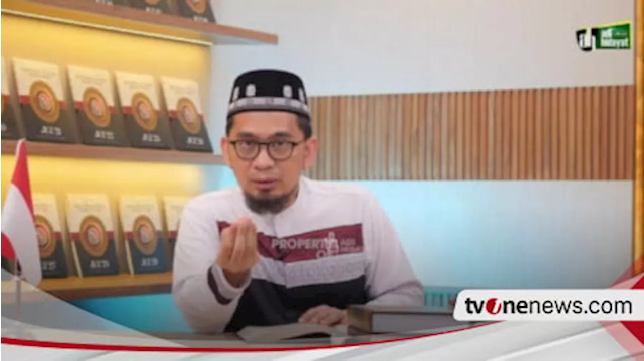 Jangan Dilupakan Lagi, Kata Ustaz Adi Hidayat sebelum Tidur Terapkan Kebiasaan Baik Ini, Ada yang Serasa Ibadah Haji