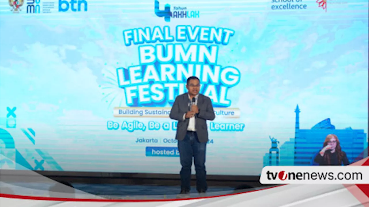 Telkom Dinobatkan Sebagai The Most Outstanding BUMN Learning dalam Ajang BUMN Learning Festival 2024