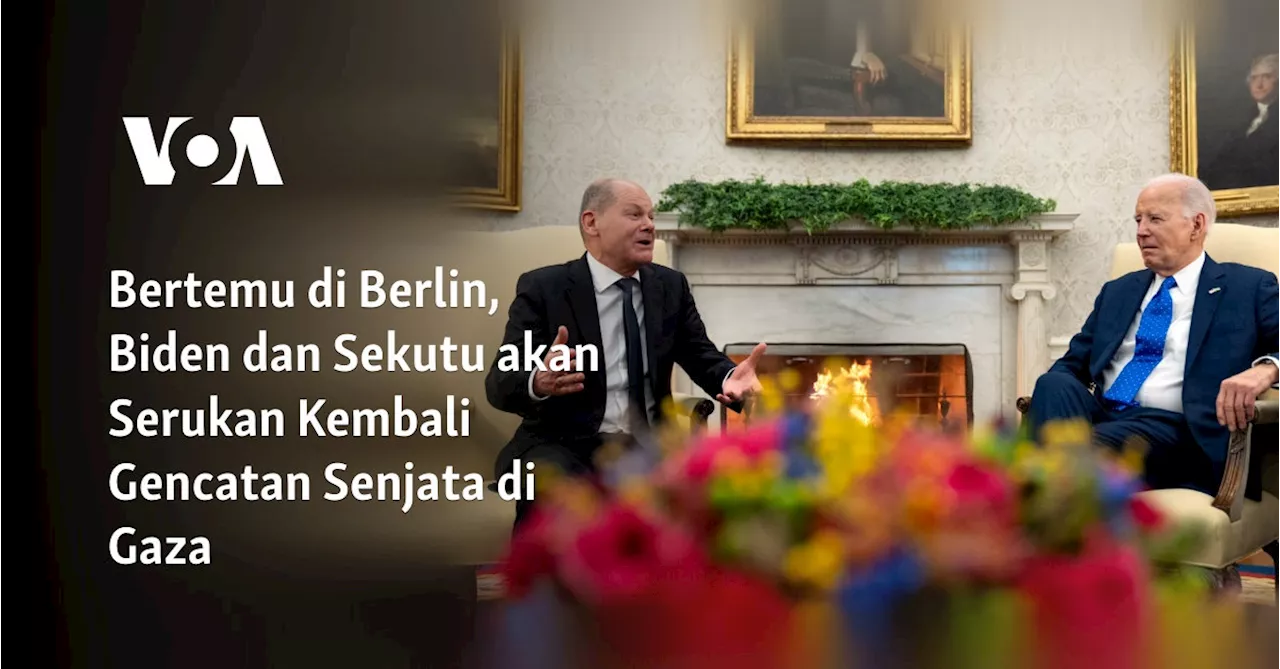 Bertemu di Berlin, Biden dan Sekutu akan Serukan Kembali Gencatan Senjata di Gaza