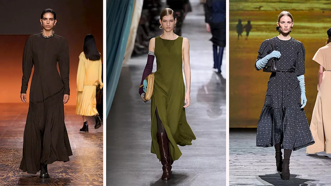 Lange Kleider mit Stiefeln kombinieren: 5 Ideen, wie Sie den Look im Herbst 2024 stylen