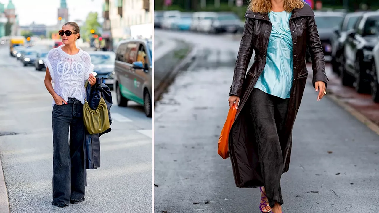 Cómo llevar jeans negros con blusas largas en Otoño-Invierno 2024