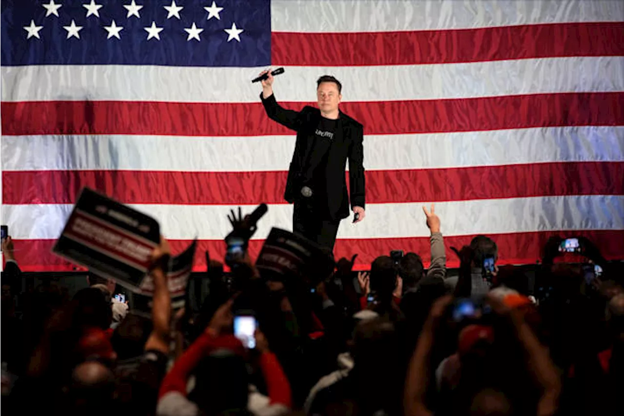 Elon Musk holds his first solo event in support of Trump in the Philadelphia suburbs