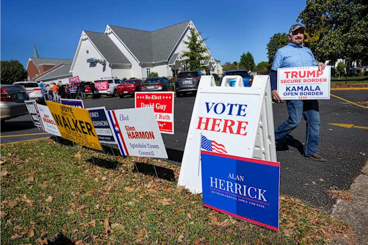 North Carolina early voters, still recovering from Helene, top turnout in 2020