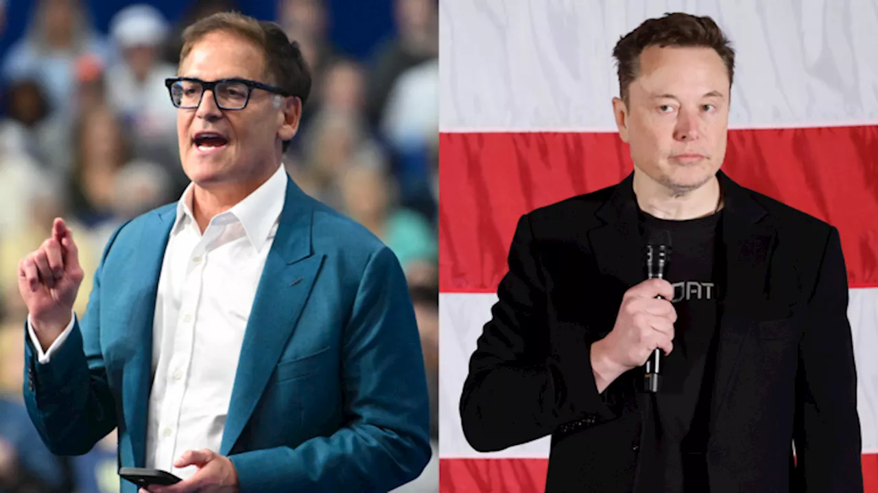 Elon Musk and Mark Cuban are hitting the campaign trail with very different approaches