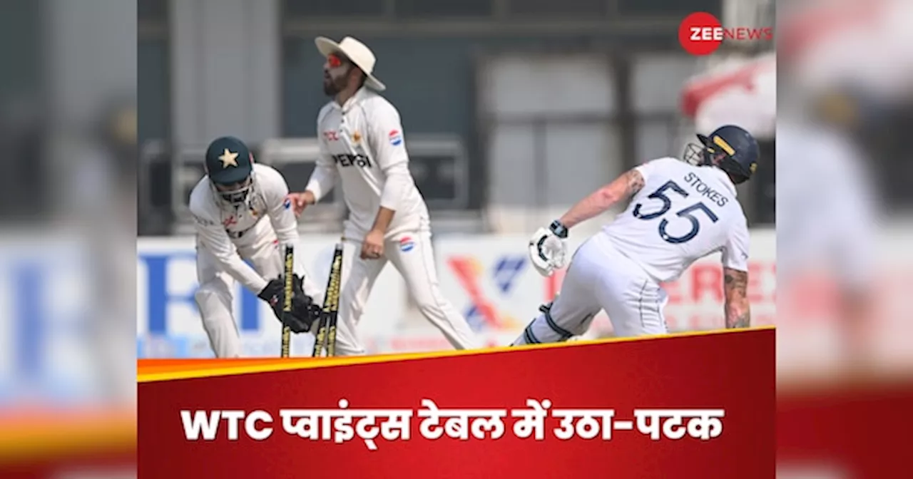 WTC Points Table: पाकिस्तान की जीत.. प्वाइंट्स टेबल में मची उठा-पटक, औंधे मुंह गिरी इंग्लैंड