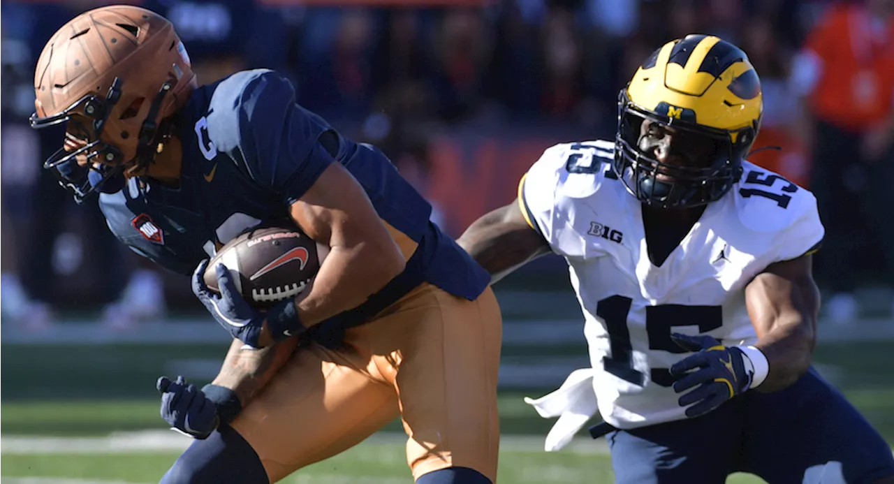 Michigan Suffers Second Straight Loss, Falls to 4-3 in 2024 with 21-7 Defeat at Illinois