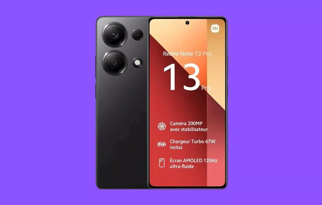 Très recherché, le Xiaomi Redmi Note 13 pro est à moins de 240 euros cette semaine