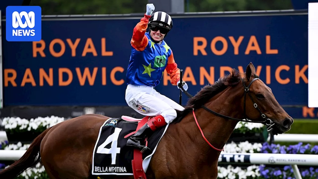 Bella Nipotina wins The Everest ahead of Giga Kick at Randwick