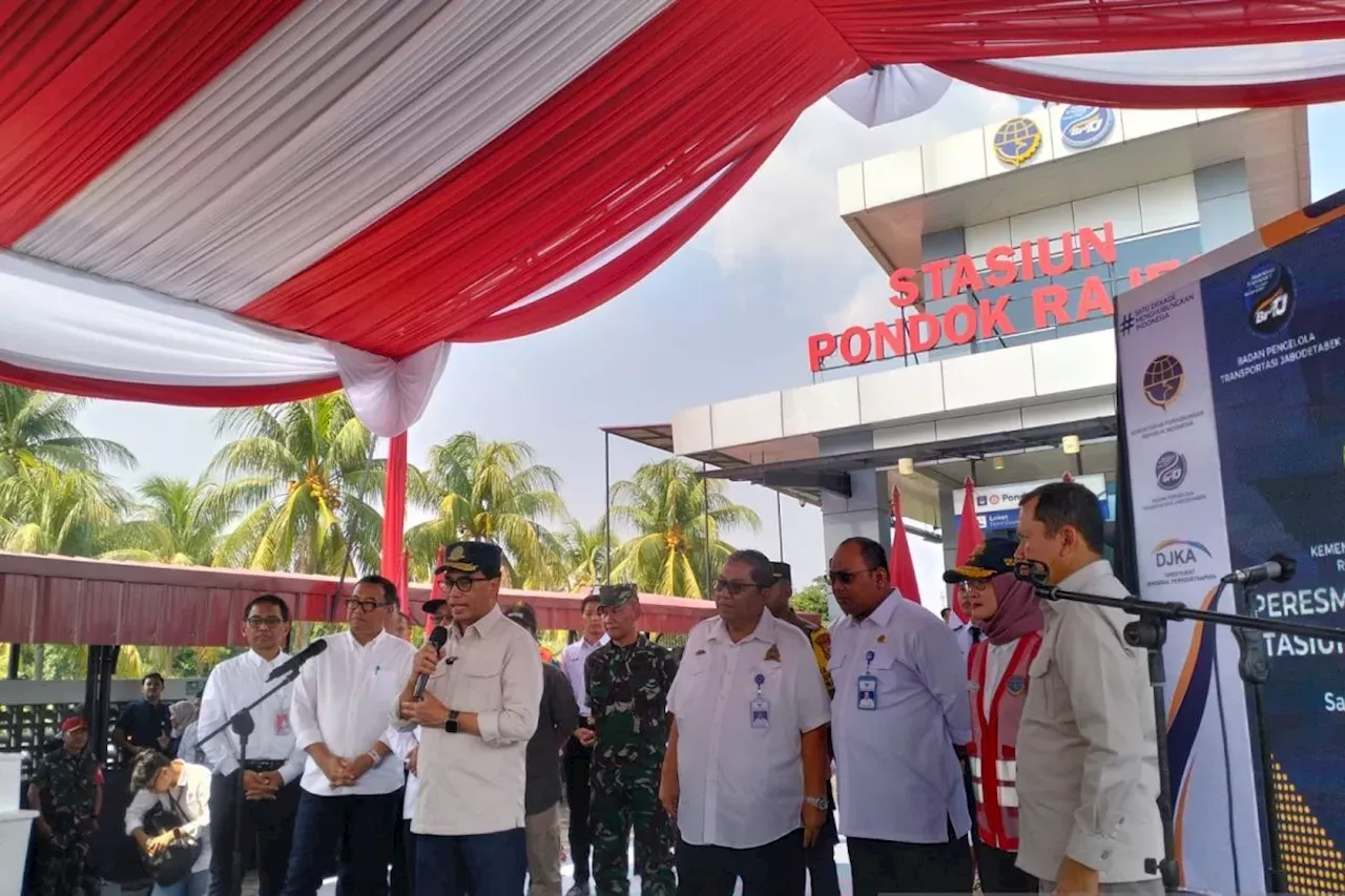 Menhub Resmikan Stasiun Pondok Rajeg Di Depok | Indonesia