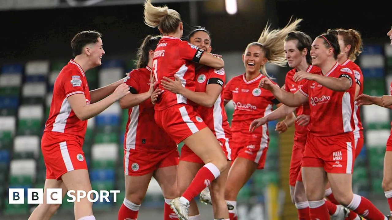 Cliftonville Complete Domestic Treble With Women's Challenge Cup Victory