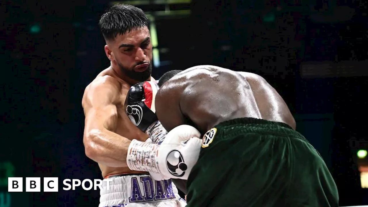 Adam Azim stops Ohara Davies in eighth round in London