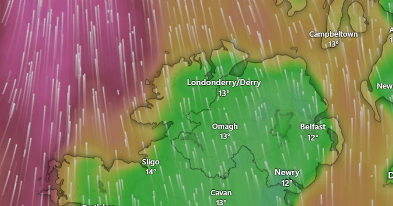 Track Storm Ashley live as NI weather warning for wind in place