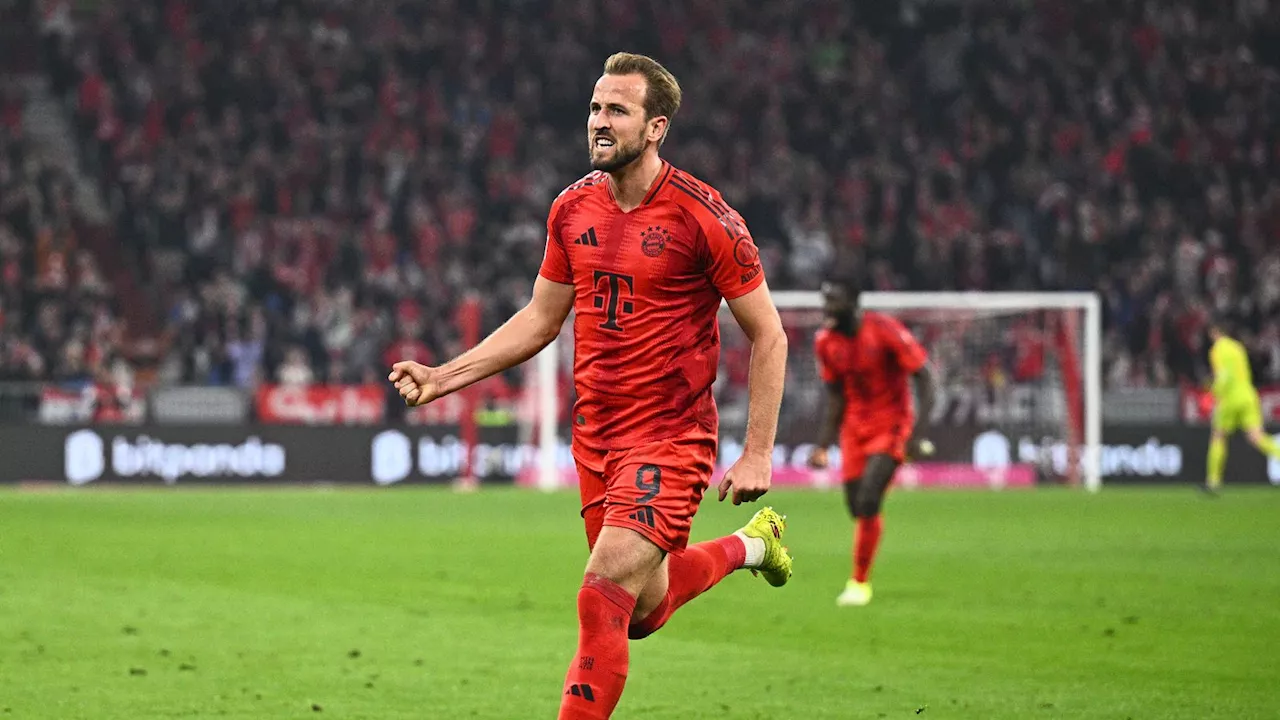 Fußball-Bundesliga: FC Bayern München - VfB Stuttgart - Harry Kane mit Hattrick