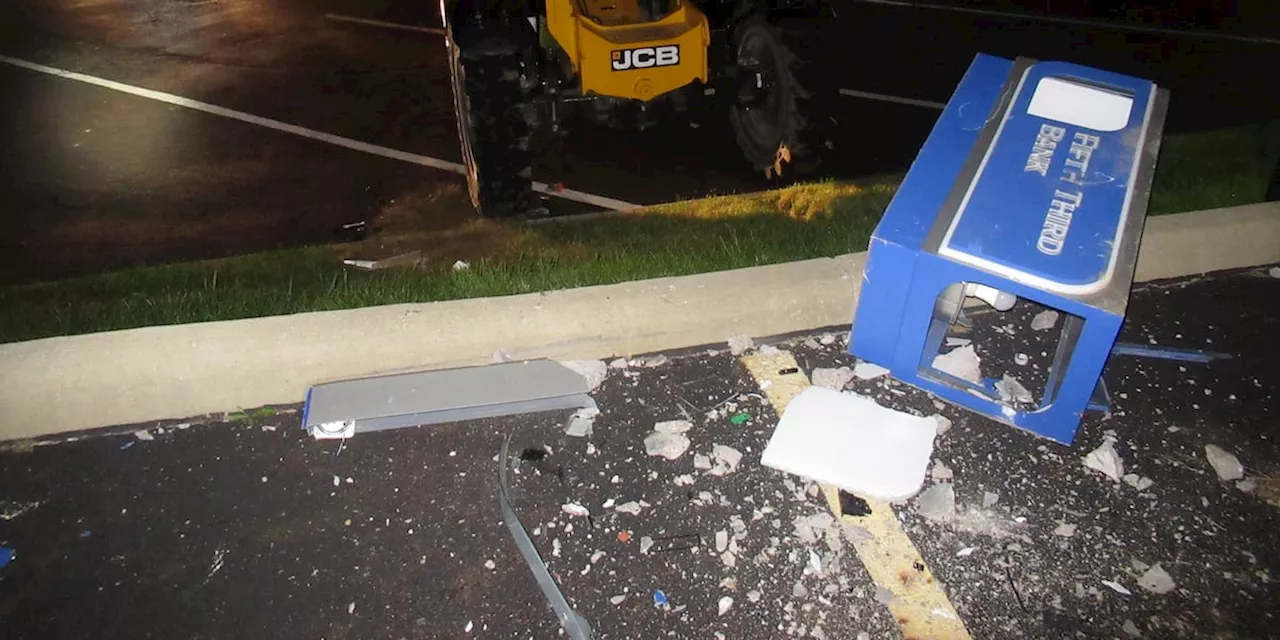 Thieves use stolen forklift to steal over $40K from ATM, North Canton police say