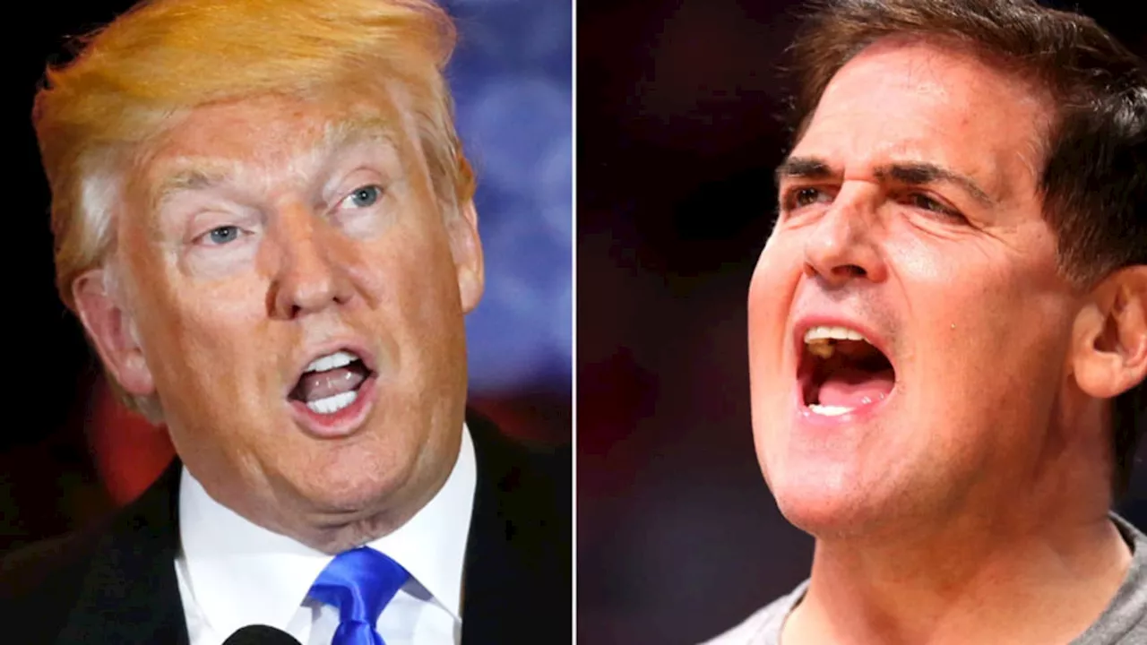 'Weak and pathetic': Trump seethes as Mark Cuban campaigns for Harris