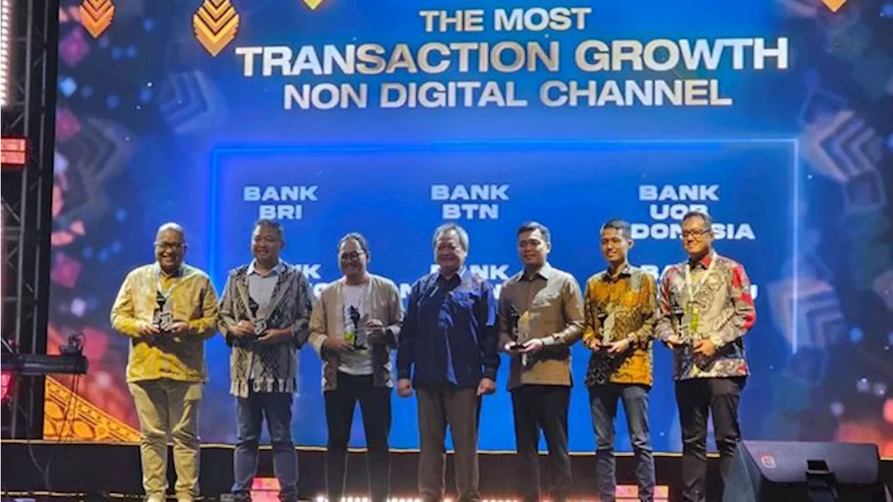 Bank Jateng Raih Penghargaan The Most Transaction Growth Non Digital Channel