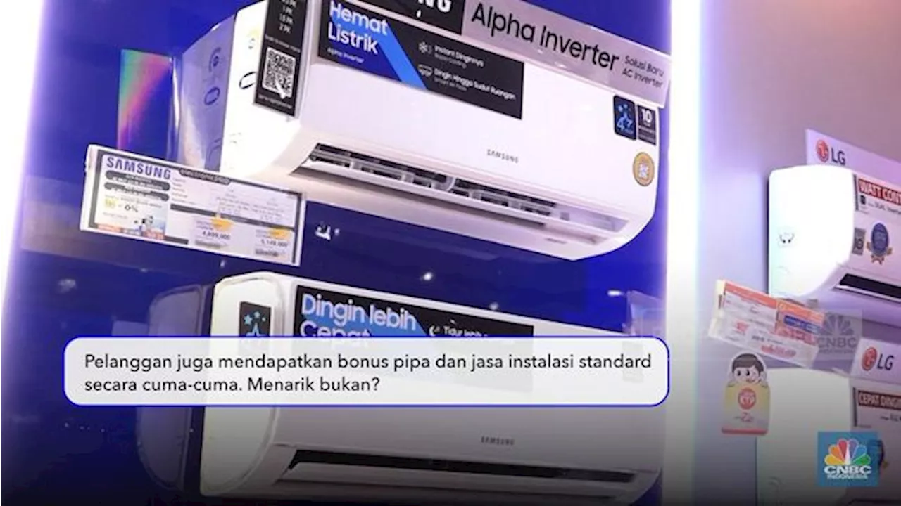 Diskon Gede-gedean di Transmart, Beli AC 1PK Hemat Rp 1 Juta Lebih