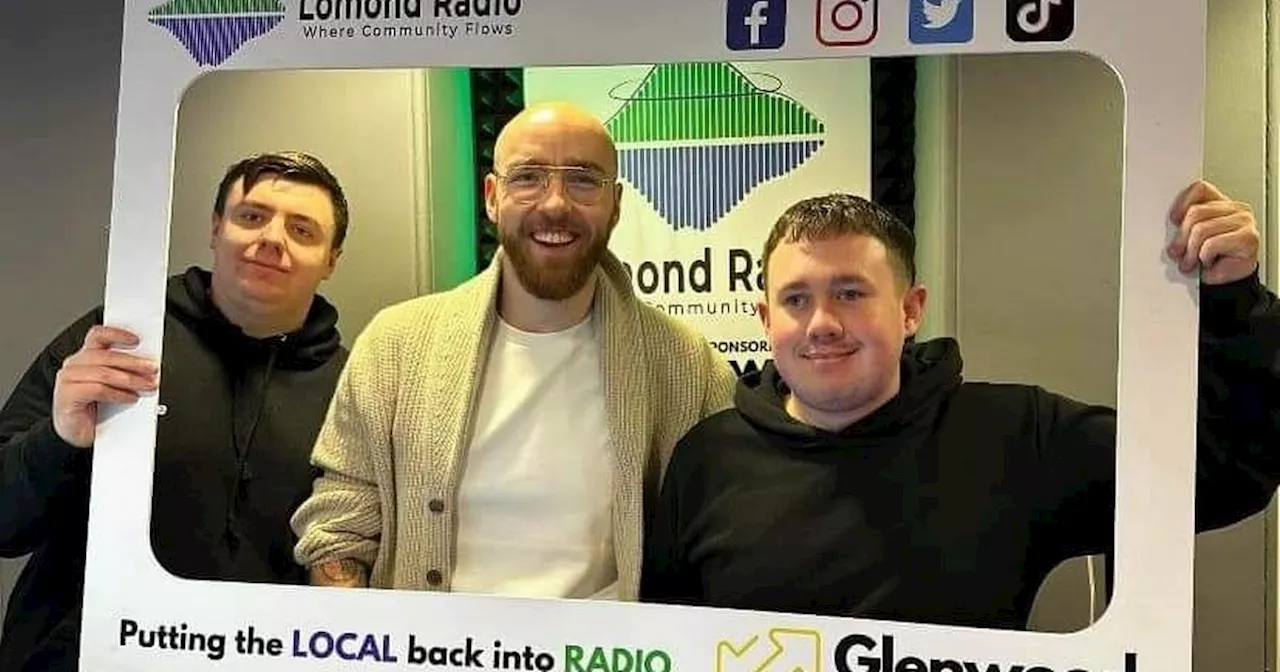 Lomond Radio presenters celebrate one year of station's Sport Show