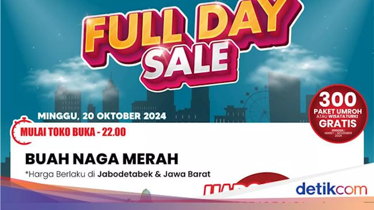 Beli Buah Naga Murah Banget di Transmart Full Day Sale!