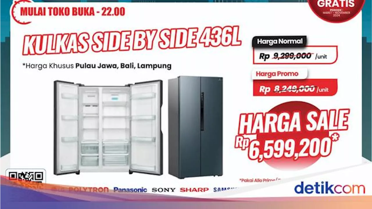 Kulkas Murah Meriah di Transmart Full Day Sale, Hemat hingga Rp 2,7 Jutaan