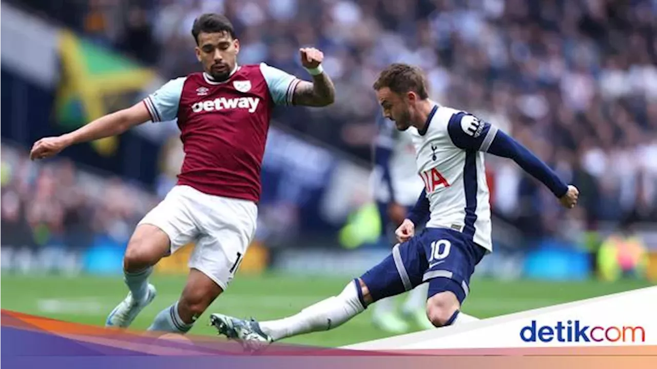 Tottenham Vs West Ham Sengit, Babak Pertama Imbang 1-1 - West Ham ...