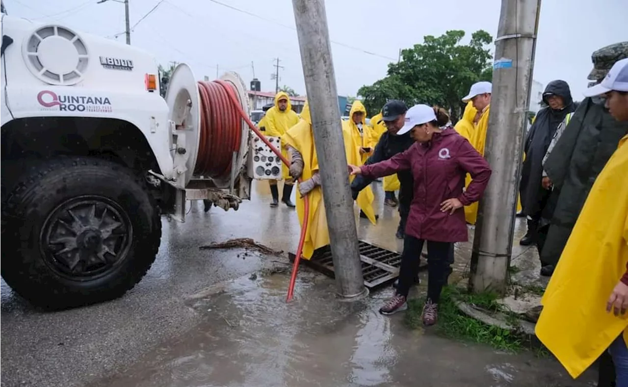 Por “Nadine”, emiten Alerta Verde para dos municipios del sur de Quintana Roo; tormenta tropical tocó tierra en Belice