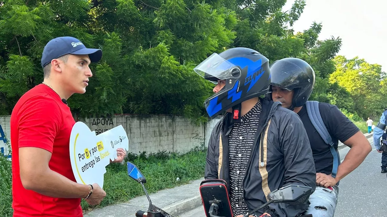 En Soledad más de 100 conductores recibieron pedagogía sobre seguridad vial