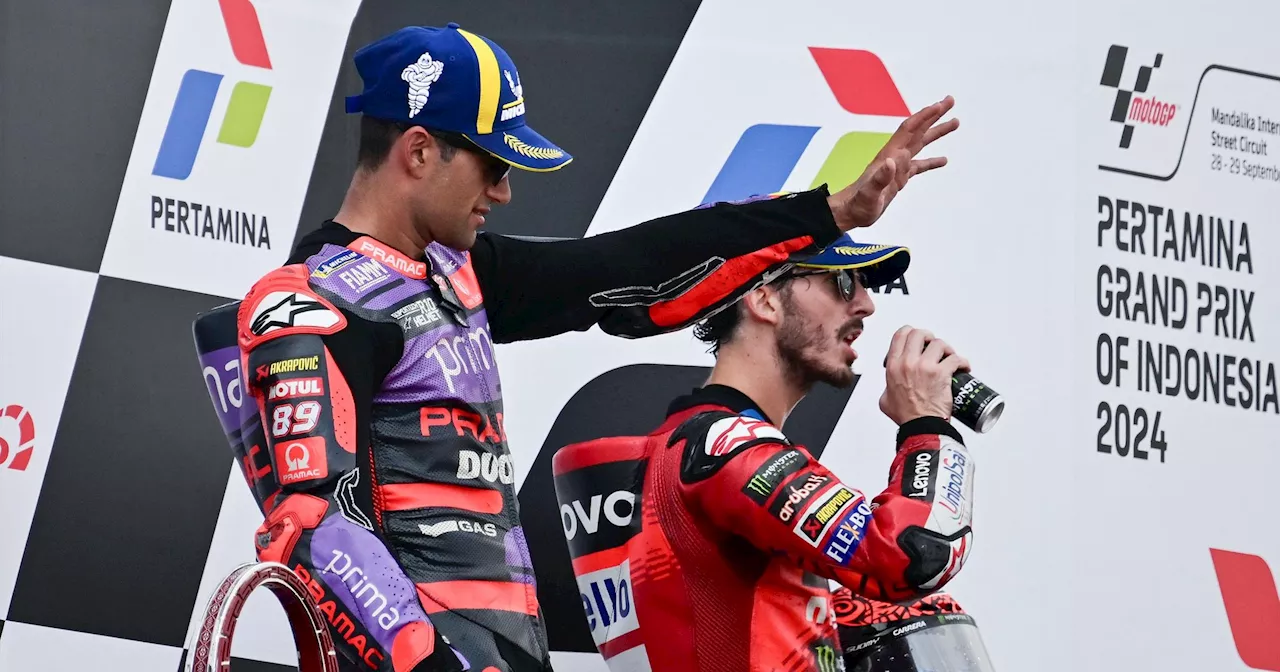 Classifica piloti Mondiale 2024: quanti punti hanno Bagnaia (Ducati), Martin (Pramac) e Marc Marquez (Gresini)?