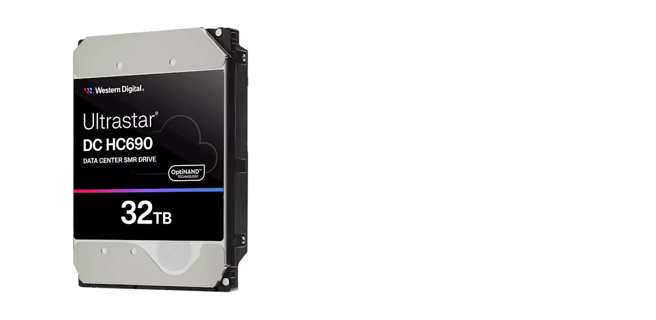 Western Digital Introduces 32TB SMR Data Center HDD Using 11 Disks