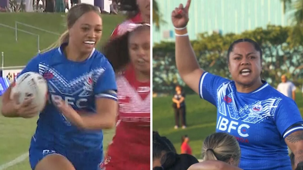 LIVE: Samoa draw first blood in Pac Champs clash with Tonga for spot in World Cup